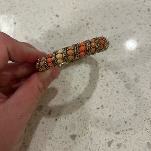 Coral and pink bracelet